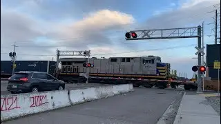 UP 5307 Z-Train Intermodal With CN Ex-CitiRail North - E. Morada Ln. Railroad Crossing, Stockton CA