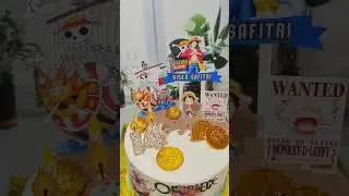 One Piece Theme Birthday Cake by DION_Cake