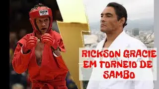 Rickson Gracie em torneio de Sambo. Imagens RARÍSSIMAS.