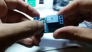 One-button switch module from China (bistable relay)