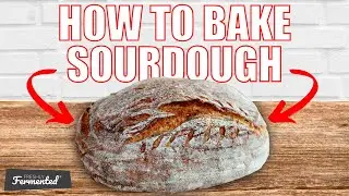 How to make Sourdough Bread! (The No Knead Method) | Tutorial