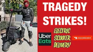 EMERGENCY sends me home early 😞 Dualtron Ultra 2 is back! Electric Scooter Doordash Ubereats
