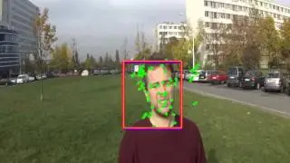 Simple median flow tracker, Opencv