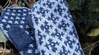 Let's knit some jacquard mittens 🧶