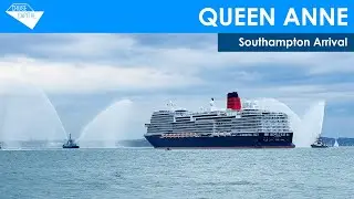 Queen Anne makes Maiden Arrival in Southampton (30/04/2024)