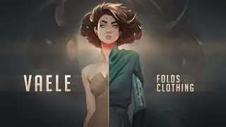 Digital Painting | Painting Folds and Clothing onto your own characters! Presenting Vaele!