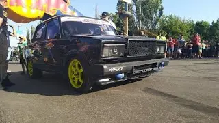 Drag racing Покровск. BMW 1000+лс. Ваз 2107 "AMAG"