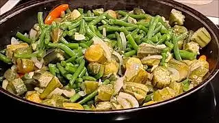Vegetable Fry with Ladies Fingers and Long Beans - Bangladeshi Mum in Finland - Easy Recipes