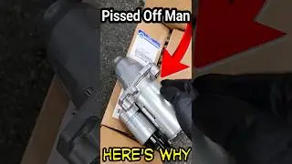 This Suck. Hack Trick way to replace your starter. See long video.