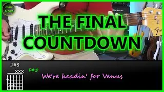 ✅ Europa - THE FINAL COUNTDOWN ✅ Electric Guitar Cover | Guitar Tutorial.