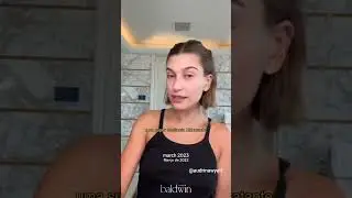 Hailey Bieber and her skin care