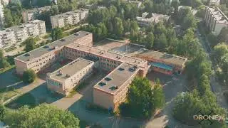 Озерск 25 школа с дрона лето Drone 74