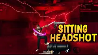 sitting headshot || 🎯 || free fire headshot tutorial | king | #freefire #headshots #lovestory