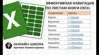 Эффективная навигация по листам книги EXCEL