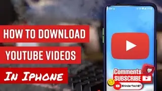 How to download online videos in any iphone || download YouTube videos in gallery || Bhindartech07
