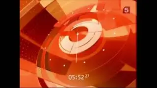 Часы 5 канал 2006-2010 с звуков 2010-2022