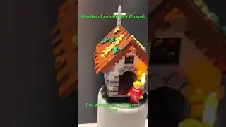LEGO ® moc medieval forest cemetery chapel #lego