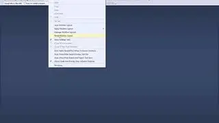 Reset the Visual Studio Layout is Easy