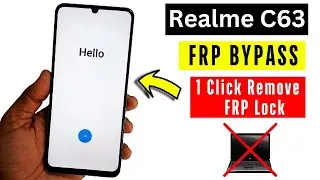 Realme C63 FRP Bypass Without PC | Reamle (RMX3939) Frp Unlock - Remove Google Account After Reset