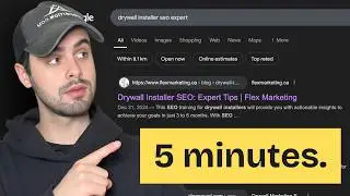 How I Got To The First Page of Google In Under a Week