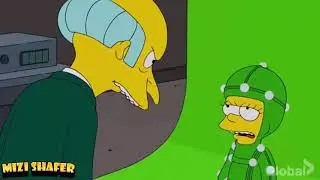 The Simpsons   Santa's little helper after eating the mushroom