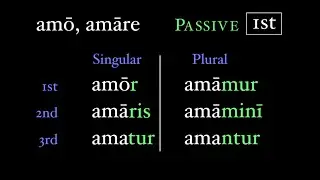 The Present Passive