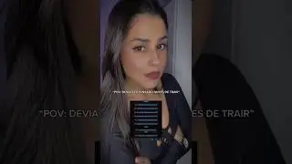 Vocês estão representando no "POV: Antes de Trair"!!! Usem o áudio oficial aqui no shorts!