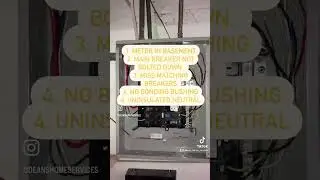 Electric Code Violations | Electric Panel | Dean’s Home Services
