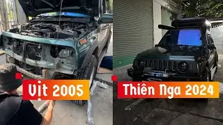✅ Full hành trình xe Vịt ( VITARA ) hóa Thiên Nga trong 24h | Van Life Việt Nam