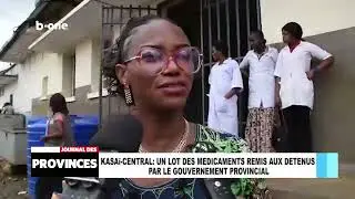 Kasaï-central : un lot des médicaments remis aux détenus par le gouvernement provincial