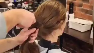 Удлиненная мужская стрижка на ножницах