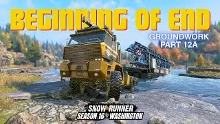 SnowRunner Season 16 - Finale - Groundwork for a Hydro Power Plant - Part 12A