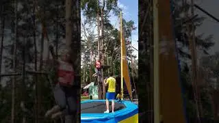 Тарзанка. Катя экстремалка