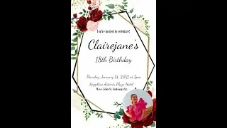 CLAIRE'S 18TH DEBUT