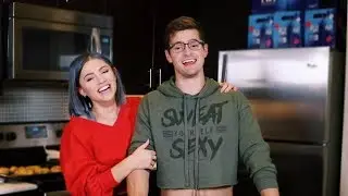 DRUNK COOKING WITH CALEB // jalepeno cheddar bagels | Haley Jordan