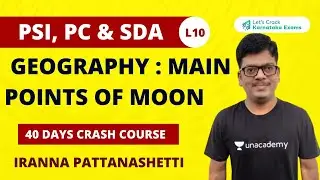 Geography : Main Points Of Moon | Iranna Pattanashetti
