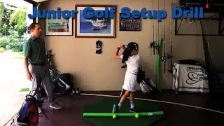 Junior Golf Setup Drill || Golf Tips