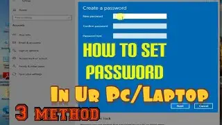 How To Set Password on Windows 10 | How To Set Password in Ur PC or Laptop in Tamil..
