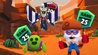 Subí 10 brawlers a rango 25 sin campear pt1