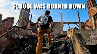 Exploring a School BURNED down by Teenagers