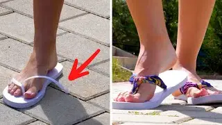 From OLD To New Flip Flops Real Quick 