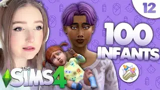 I'm Losing Control... - 100 Infants Challenge [12] | The Sims 4