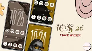 Make your phone look like iOS 26 😍 | iOS 26 Liquid glass widget ✨