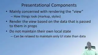 Presentational and Container Components - Front-End Web Development with React