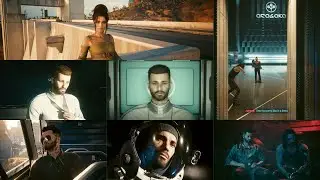 Cyberpunk 2077 - ALL 7 ENDINGS [4K60FPS PC]