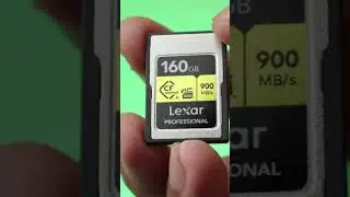 This is a CFExpress Type A memory card from Lexar 