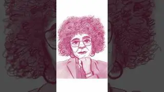 Happy birthday Angela Davis! ✊🏽✨ #procreate #blackicons #blackartists