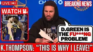 URGENT! Klay Thompson FINALLY REVEALS That Draymond Green To BLAME For His Free Agency | Gsw News
