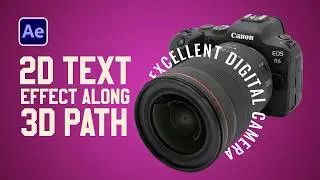 Text Animation Along 3D Path | After Effects