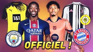 THE NEW KITS OF THE BIG CLUBS 2025/26! PSG, BARCA, REAL MADRID, BAYERN, MAN CITY...